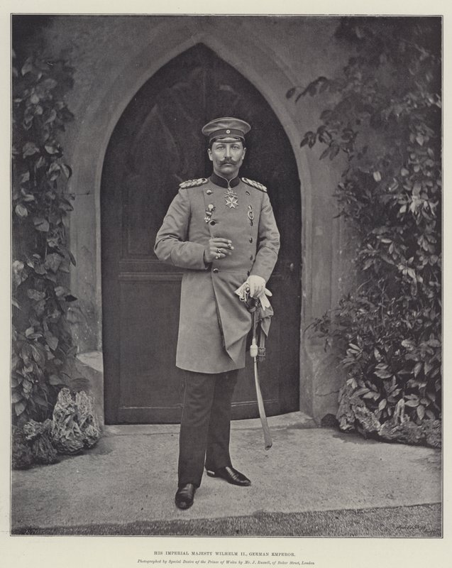 Su Majestad Imperial Guillermo II, Emperador Alemán de English Photographer