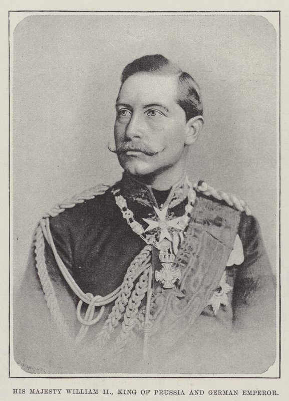Su Majestad Guillermo II, Rey de Prusia y Emperador Alemán de English Photographer