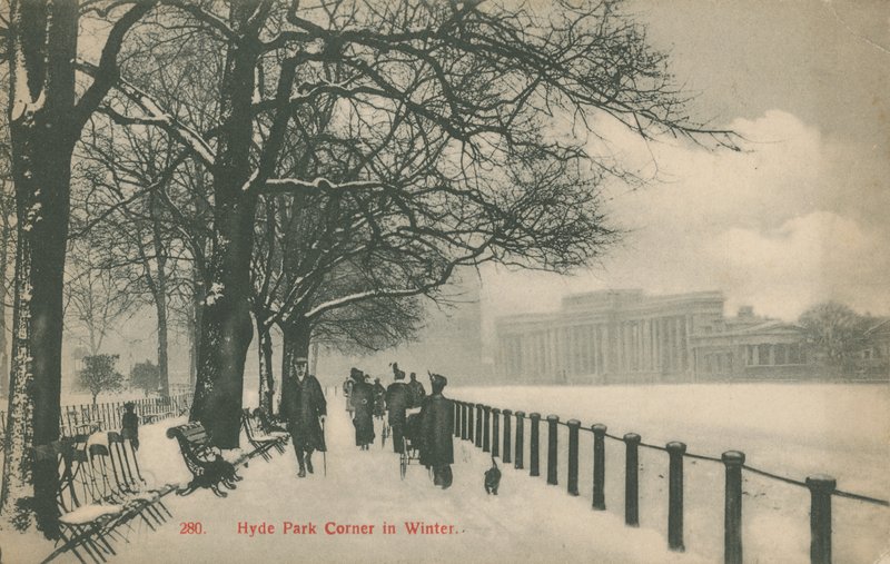 Hyde Park Corner en Invierno, Londres de English Photographer