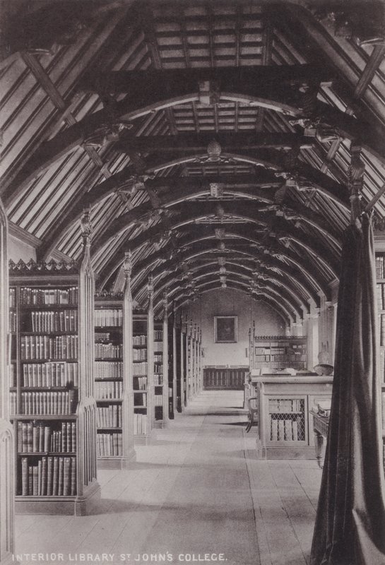 Interior de la Biblioteca, St Johns College de English Photographer