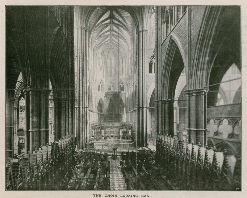 Interior de la Abadía de Westminster de English Photographer