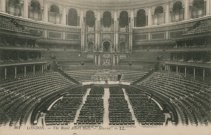 Interior del Royal Albert Hall, Londres de English Photographer