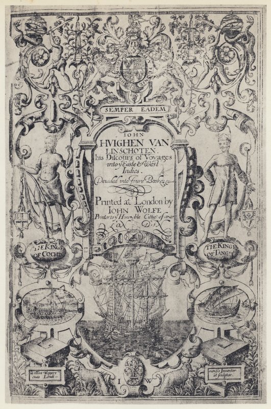 J Linschoten, Discours of Voyages, J Wolfe 1598 de English Photographer