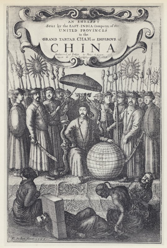 J Nieuhof, Una embajada enviada por la Compañía de las Indias Orientales a China, Tr J Ogilby 1673 de English Photographer
