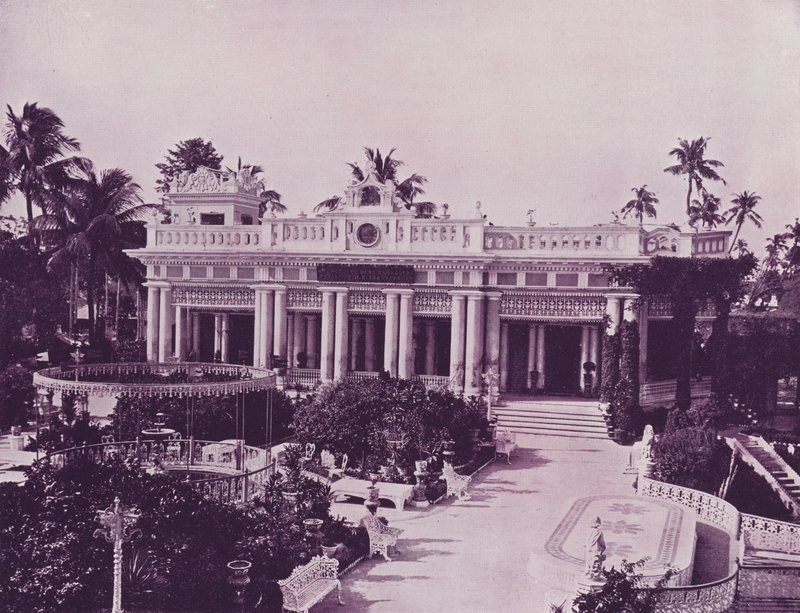 Jardín del Templo Jainista, Calcuta de English Photographer