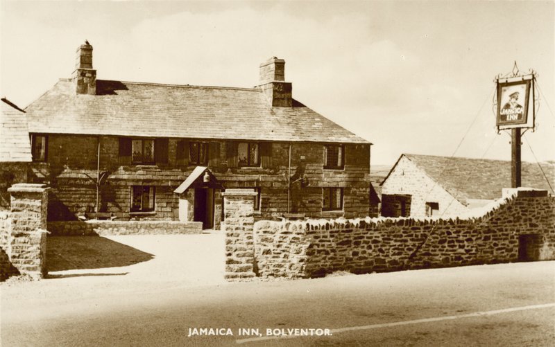 Jamaica Inn, Bolventor, Cornualles, famoso por estar asociado con el contrabando de Cornualles y celebrado en el libro del mismo nombre por Daphne Du Maurier de English Photographer