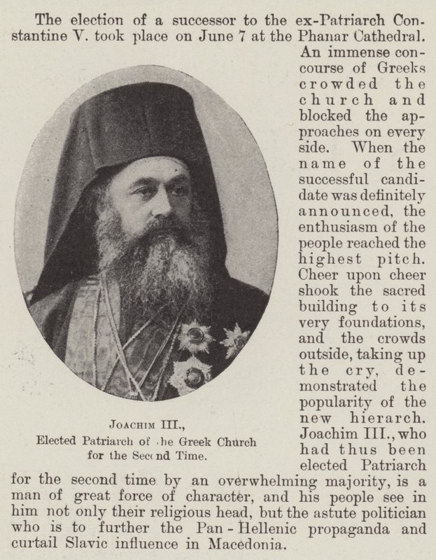 Joachim III, elegido Patriarca de la Iglesia Griega por segunda vez de English Photographer