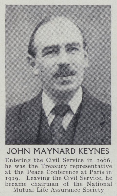 John Maynard Keynes de English Photographer