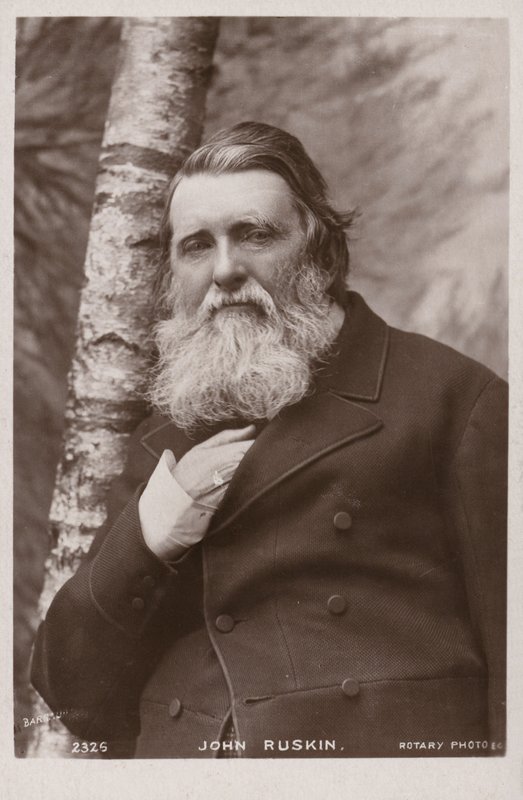 John Ruskin (1819-1900), escritor, crítico de arte, artista y pensador social inglés de English Photographer