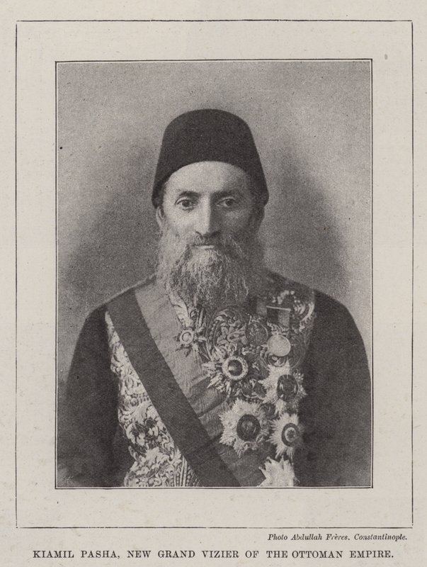 Kiamil Pasha, nuevo Gran Visir del Imperio Otomano de English Photographer