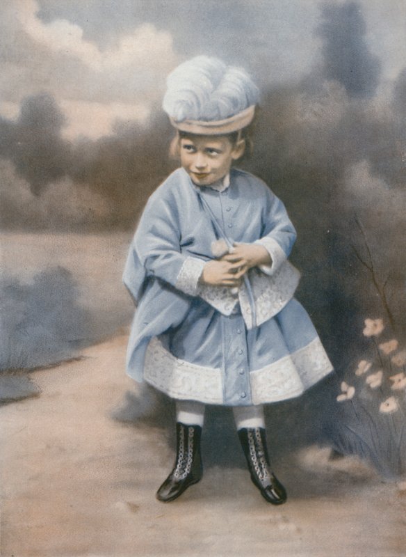 Rey Jorge V de niño, Sandringham, Norfolk, 1868 de English Photographer