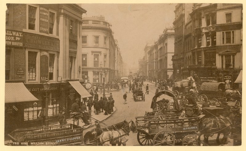 King William Street, Londres de English Photographer