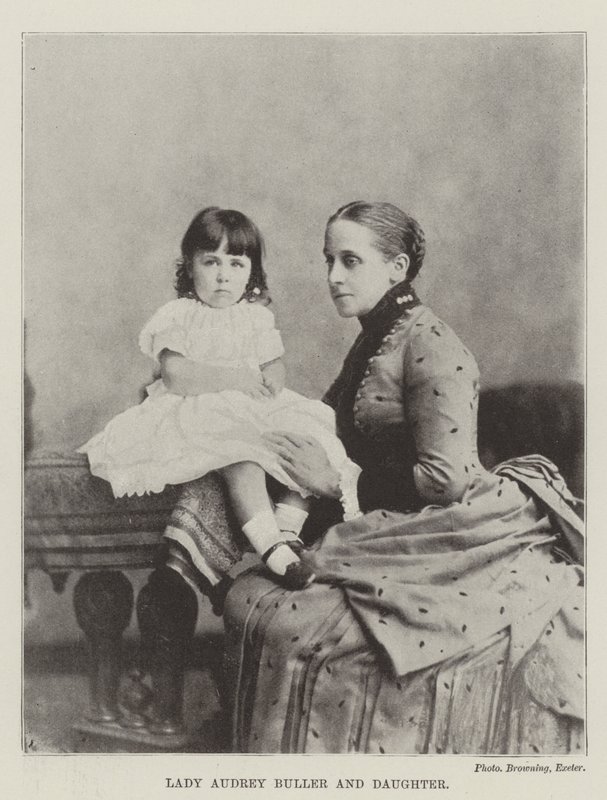 Lady Audrey Buller y su hija de English Photographer