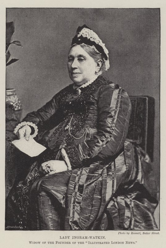 Lady Ingram-Watkin, viuda del fundador de Illustrated London News de English Photographer