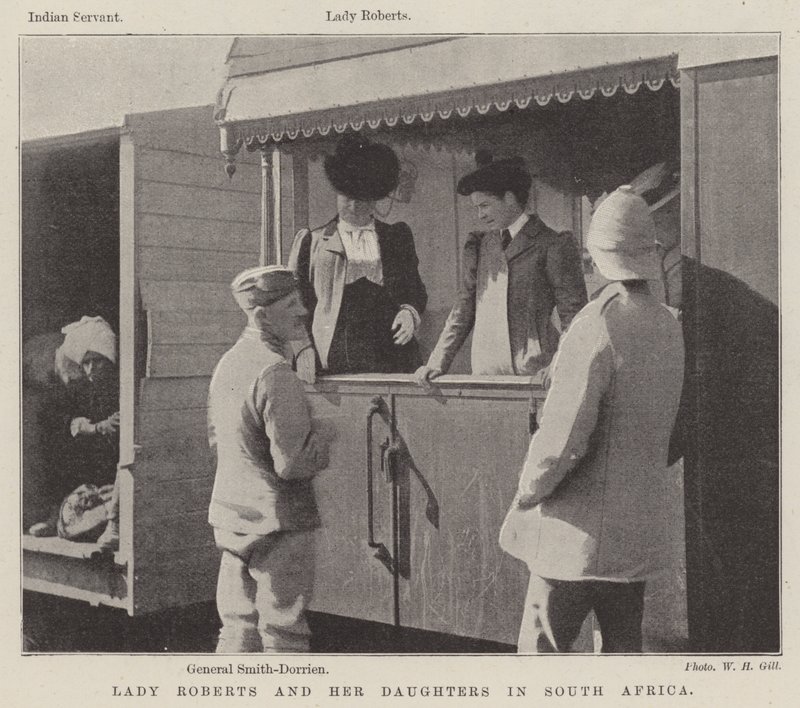Lady Roberts y sus hijas en Sudáfrica de English Photographer
