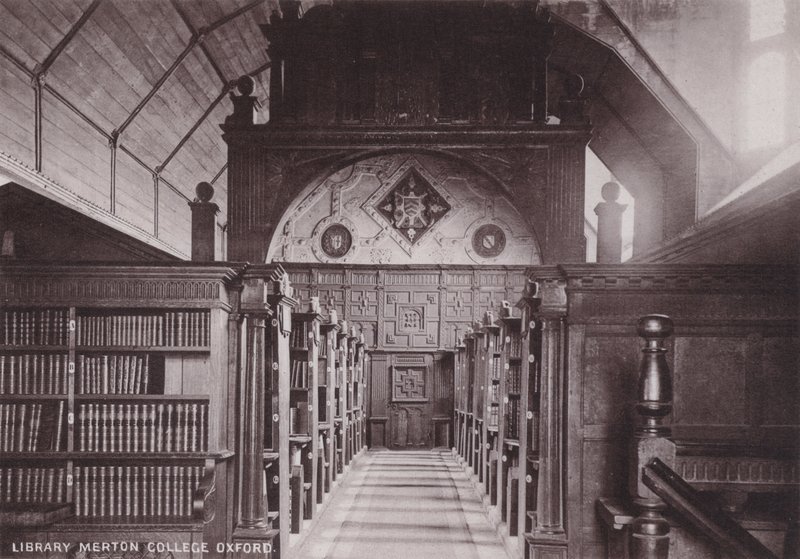 Biblioteca del Merton College, Oxford de English Photographer