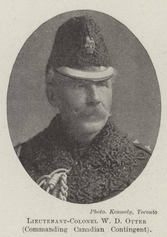 El teniente coronel W. D. Otter, comandante del contingente canadiense de English Photographer