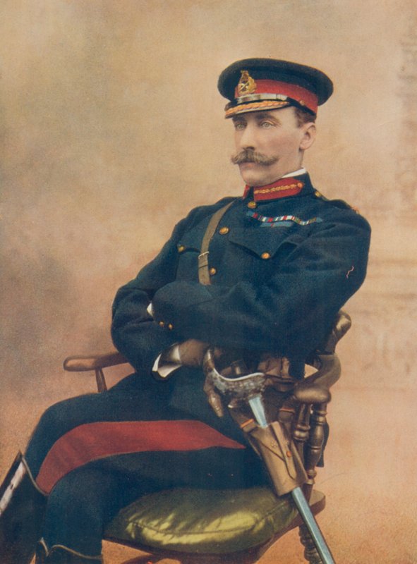 Teniente General Sir H. C. Chermside. Comandante de la Decimocuarta Brigada en Sudáfrica de English Photographer