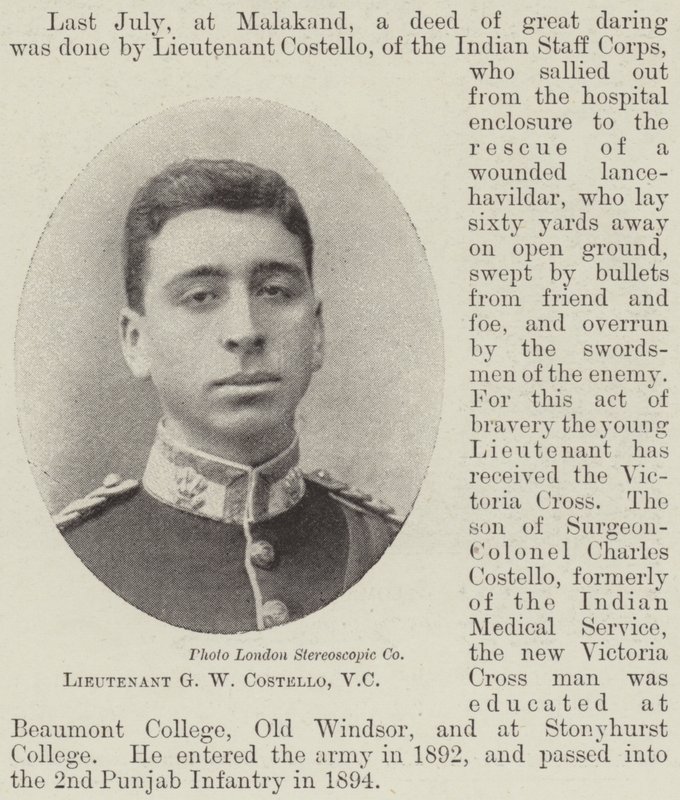 Teniente G W Costello, VC de English Photographer