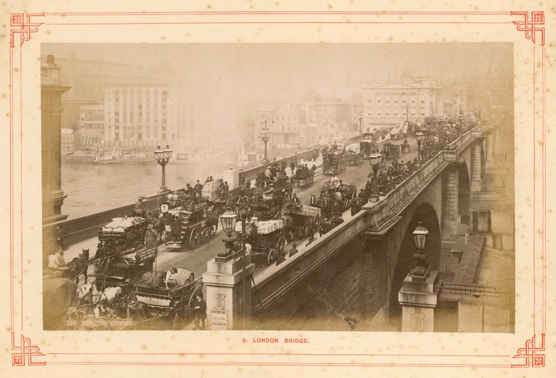 Puente de Londres, finales del siglo XIX de English Photographer