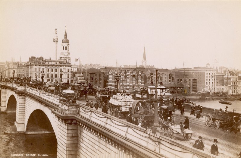 Puente de Londres, finales del siglo XIX de English Photographer