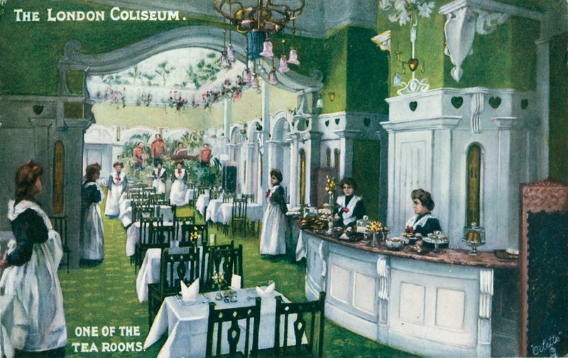 Coliseo de Londres, una de las Salas de Té de English Photographer