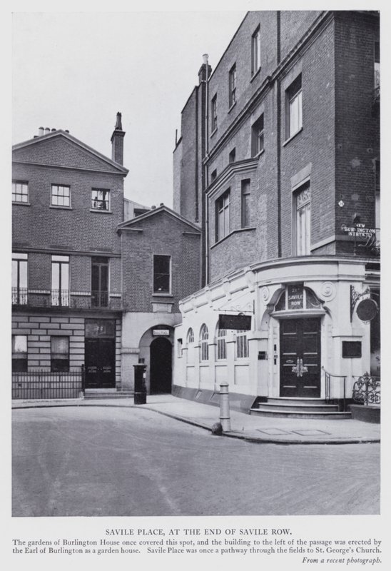 Londres: Savile Place, al final de Savile Row de English Photographer