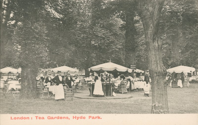 Londres, Jardines de Té, Hyde Park de English Photographer