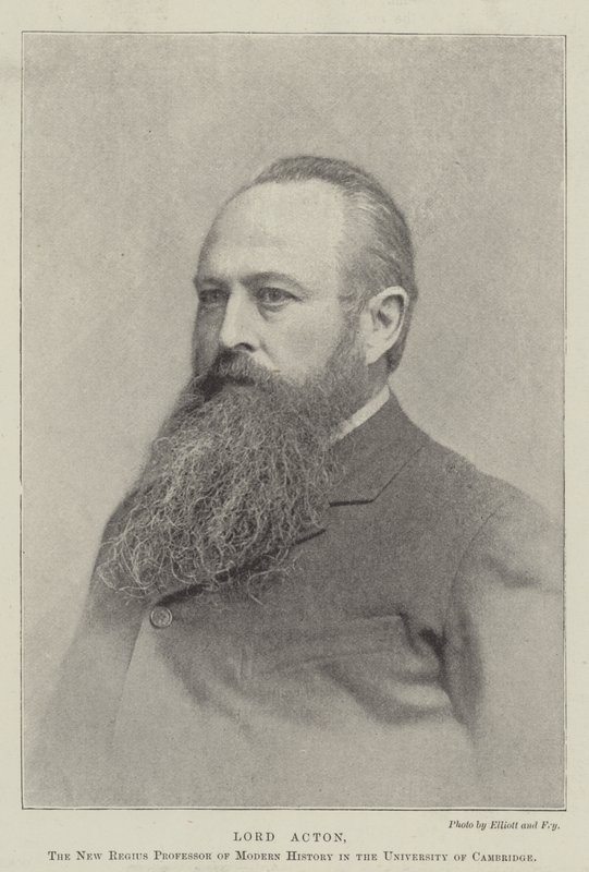 Lord Acton, el Nuevo Profesor Regio de Historia Moderna en la Universidad de Cambridge de English Photographer