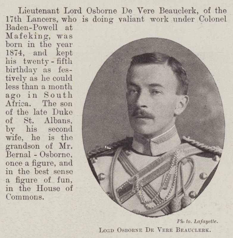 Lord Osborne De Vere Beauclerk de English Photographer
