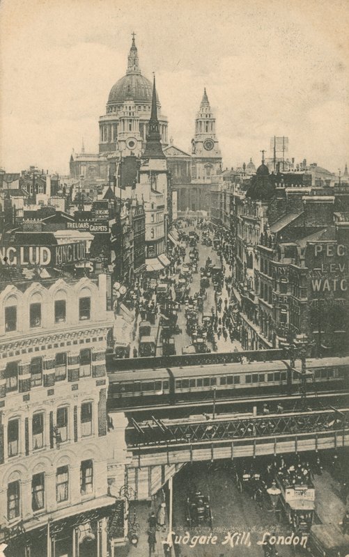 Colina Ludgate, Londres de English Photographer