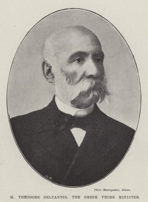 M Theodore Delyannis, el Primer Ministro Griego de English Photographer