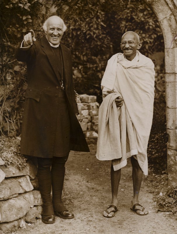 Mahatma Gandhi, líder indio del movimiento por la independencia del dominio británico de English Photographer