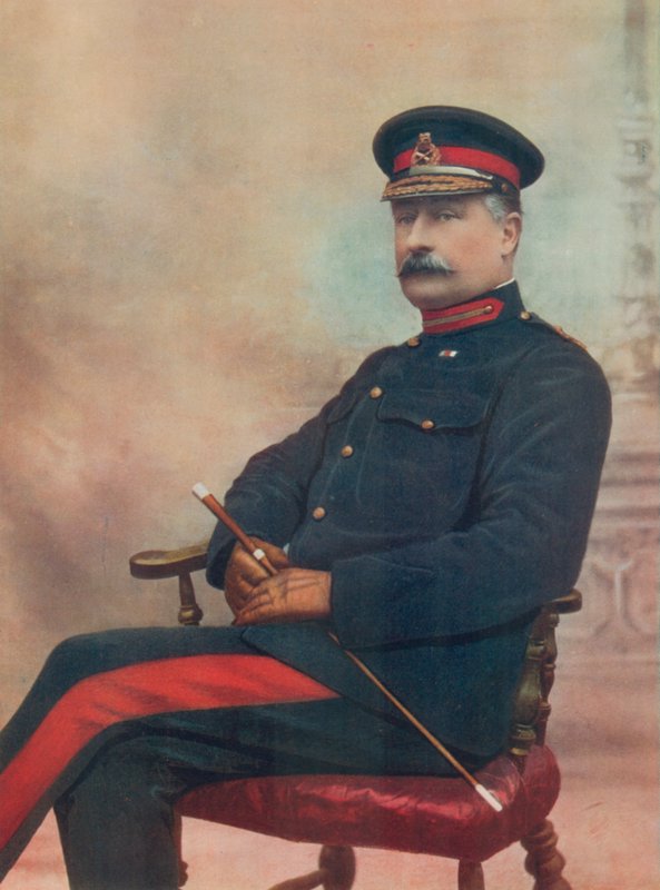 Mayor-General Charles Edmond Knox. Comandante de la Duodécima Brigada, Sudáfrica de English Photographer