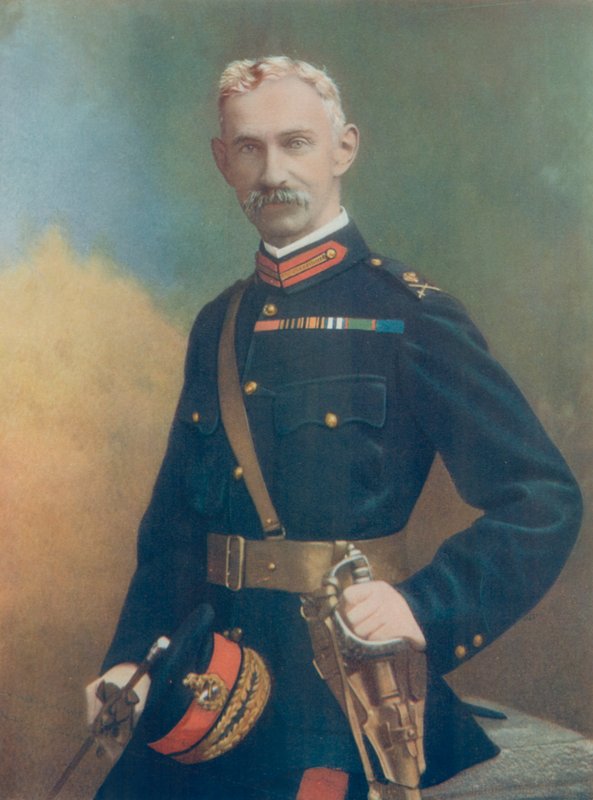Mayor General G. Barton. Comandante de la Sexta Brigada de Infantería de English Photographer