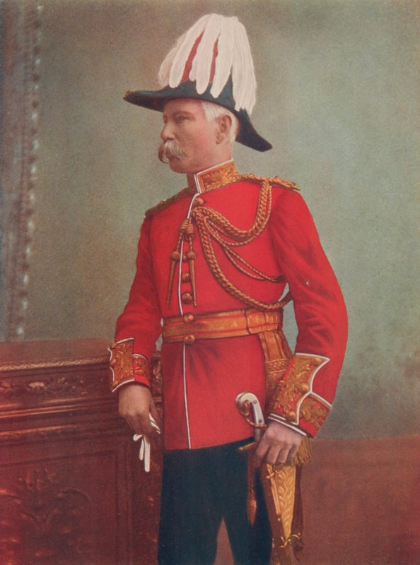 Mayor General G. H. Marshall, Comandante de la Artillería Real, Fuerza de Campo Sudafricana de English Photographer
