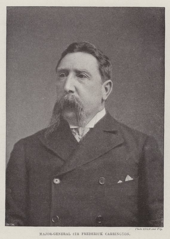 Mayor General Sir Frederick Carrington de English Photographer