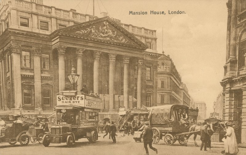Mansion House, Londres de English Photographer