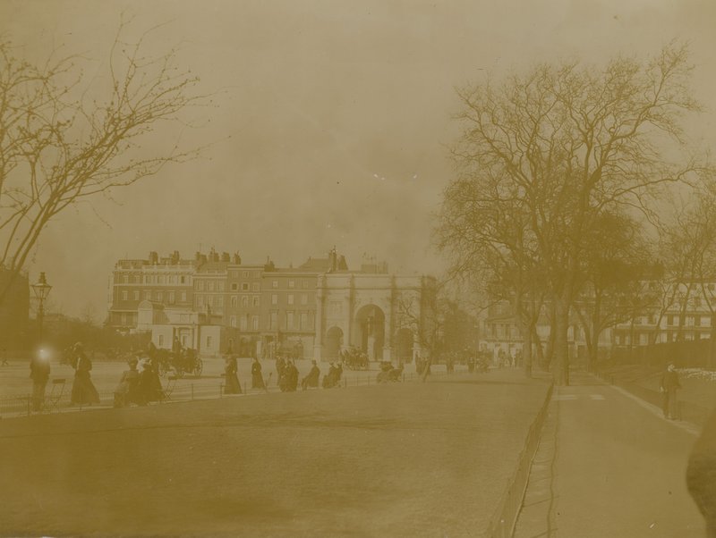 Arco de Mármol, Hyde Park, Londres de English Photographer