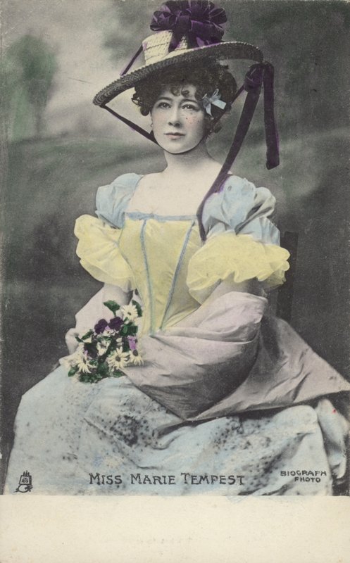 Marie Tempest, cantante y actriz inglesa de English Photographer