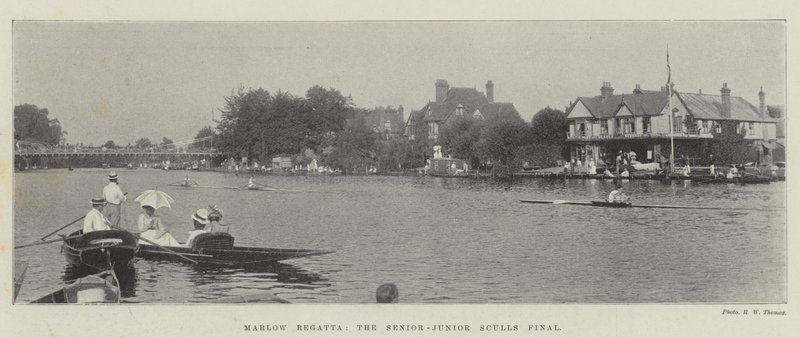 Regata de Marlow, final de sculls senior-junior de English Photographer