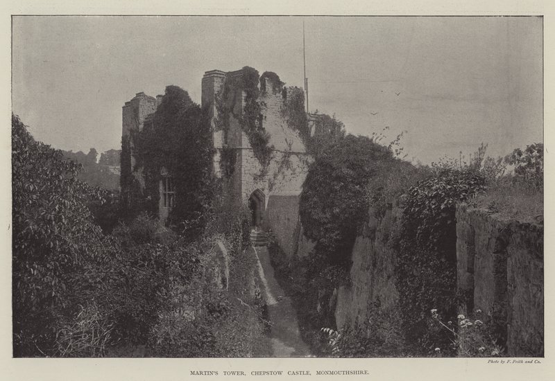 Torre de Martín, Castillo de Chepstow, Monmouthshire de English Photographer