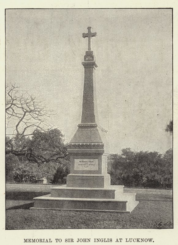 Memorial a Sir John Inglis en Lucknow de English Photographer