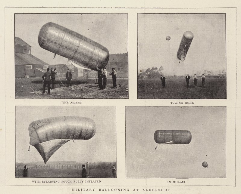 Globos militares en Aldershot de English Photographer