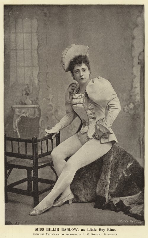 Señorita Billie Barlow, como Little Boy Blue de English Photographer