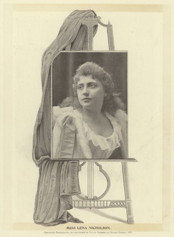 Señorita Lena Nicholson de English Photographer