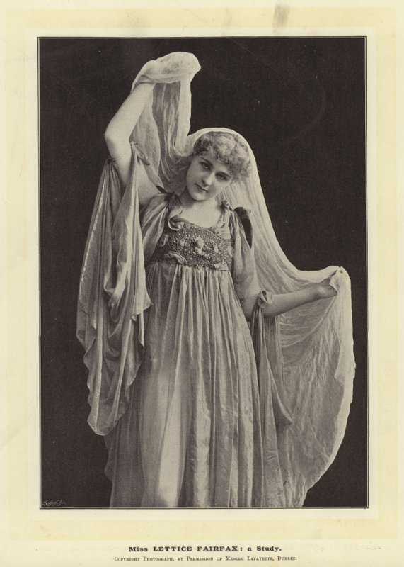 Miss Lettice Fairfax: un Estudio de English Photographer