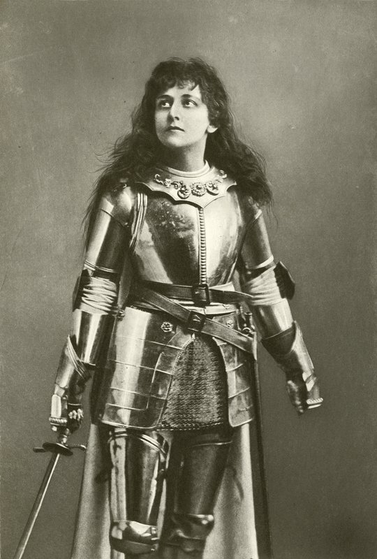 Miss Mary Kingsley como Juana de Arco (gravure) de English Photographer