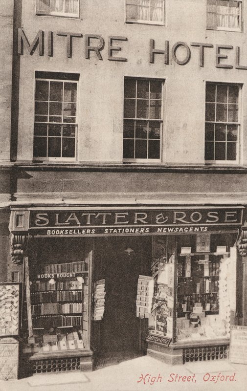 Hotel Mitre y Slatter and Rose, High Street, Oxford de English Photographer