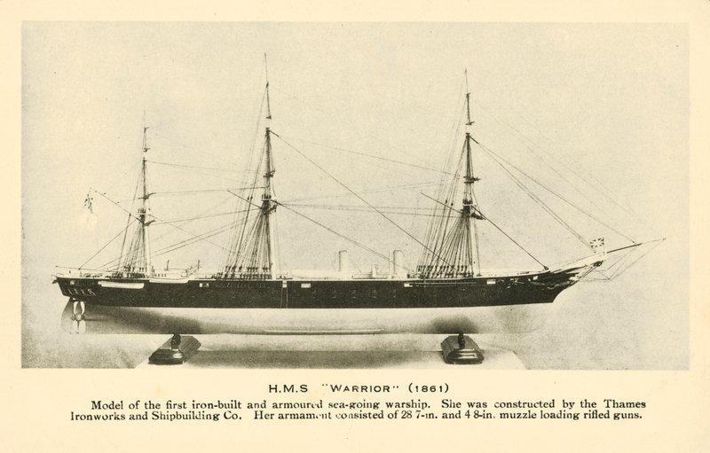Maqueta del HMS Warrior de English Photographer